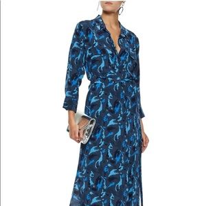 Stunning L’Agence Cameron silk shirt dress